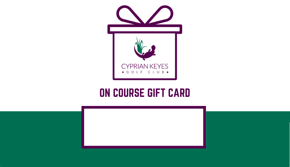 Cyprian Keyes Golf Club On Course Gift Card