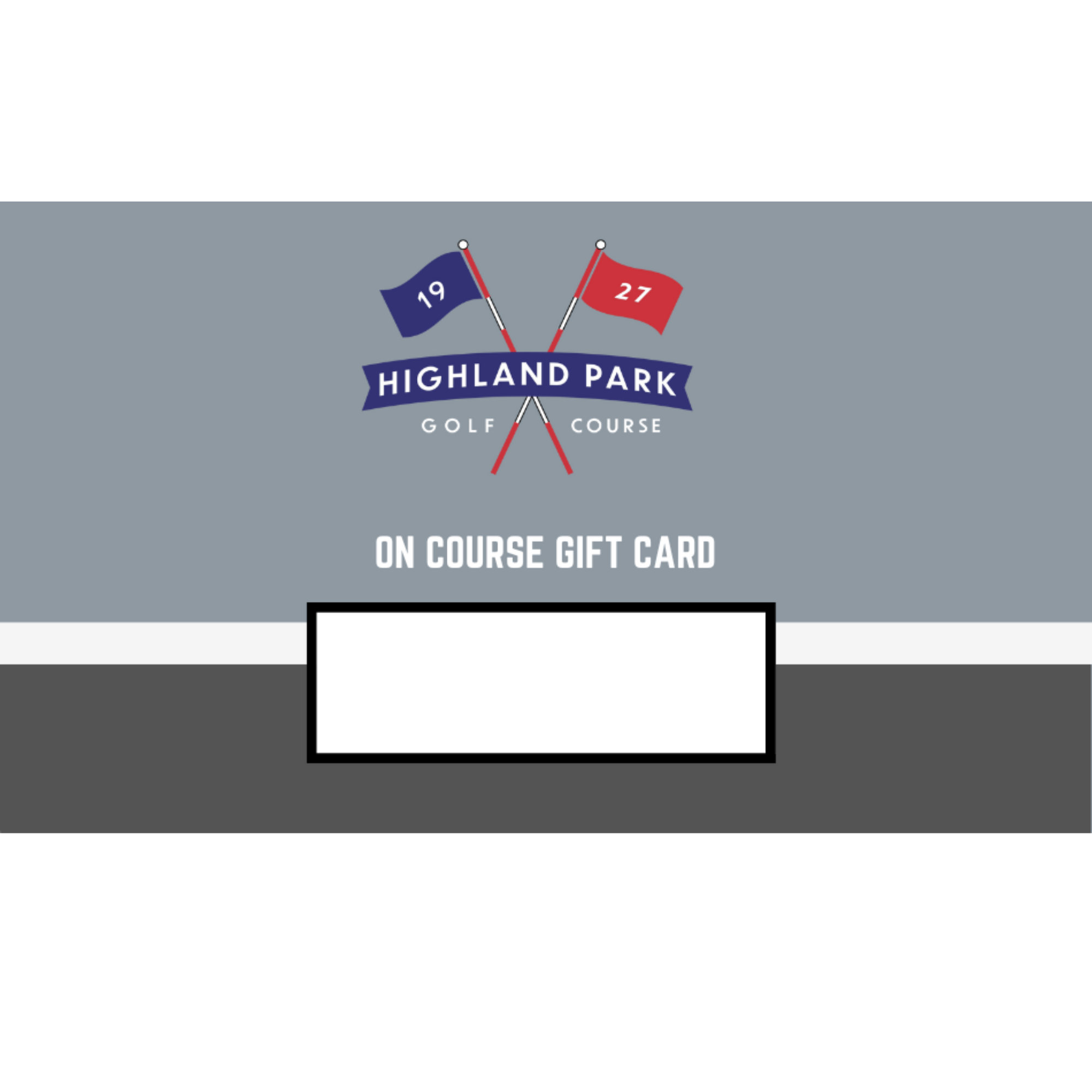 Highland Park Golf Course On Course E-Gift Card